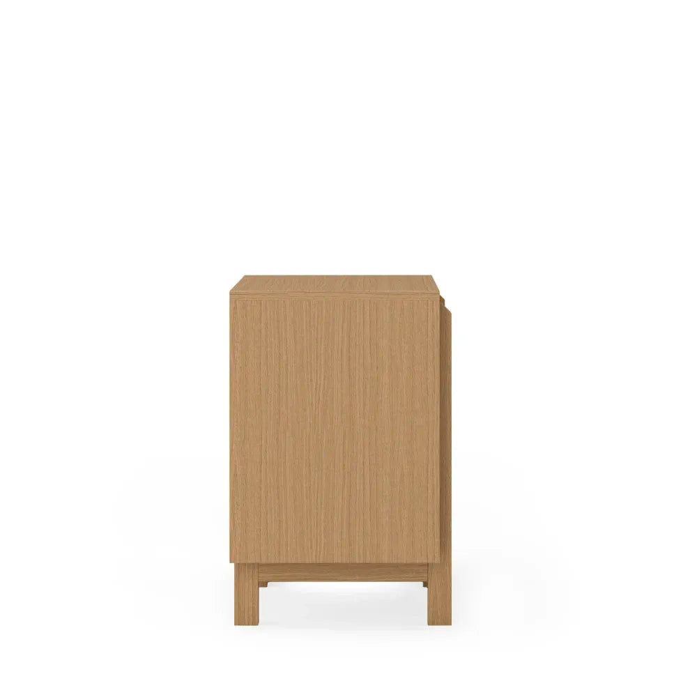 Noptiera cu sertare Pacific de culoare stejar L40xH63cm