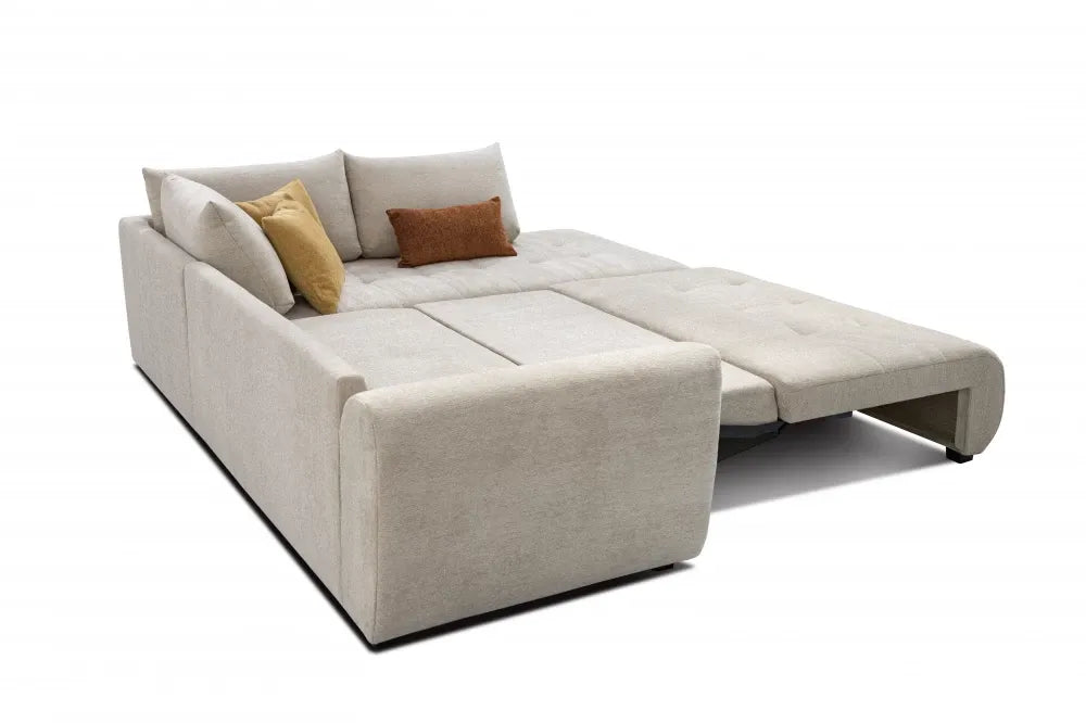 Coltar extensibil personalizabil in forma de L 291cm Trezzo