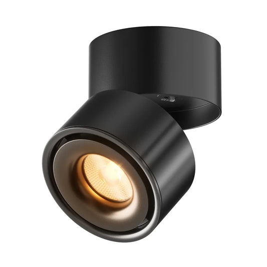 Spot aplicat din Aluminiu Alb H10.5xD10cm Yin