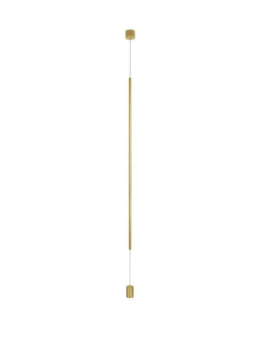 Pendul pana la podea din Aluminiu Auriu H300xL7cm IP20 20W 698lm 3000k ELETTRA