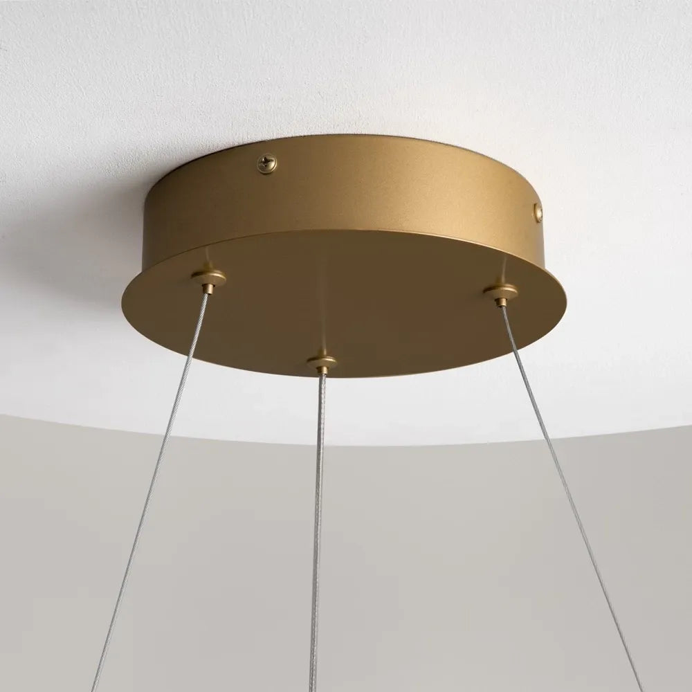 Lustra din Aluminiu Alama D60xH325cm 31W 2100lm 2600-3500k Curve