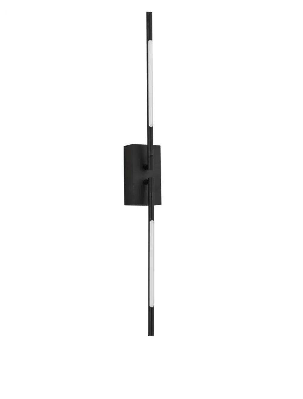 Aplica de perete structura din Metal Negru si abajur din Acrilic Alb H74xL6cm IP20 11W 500lm 3000k RACCIO