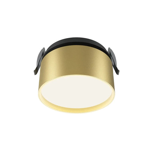 Spot incastrat din Aluminiu Negru/Auriu mat H6.6xD8.5cm 12W 620lm 2200-4000k Onda