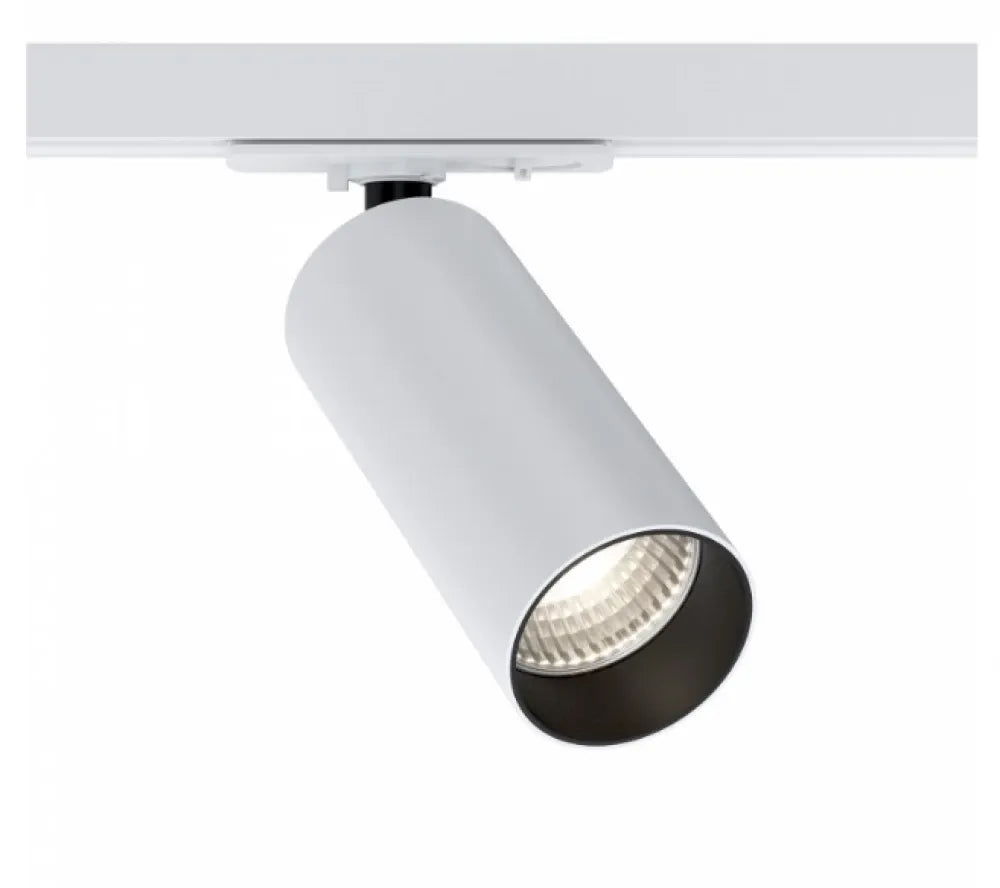 Spot dimabil pentru sina Unity din Aluminiu Alb H16xD5cm IP 20 12W 900lm 3000k Focus LED