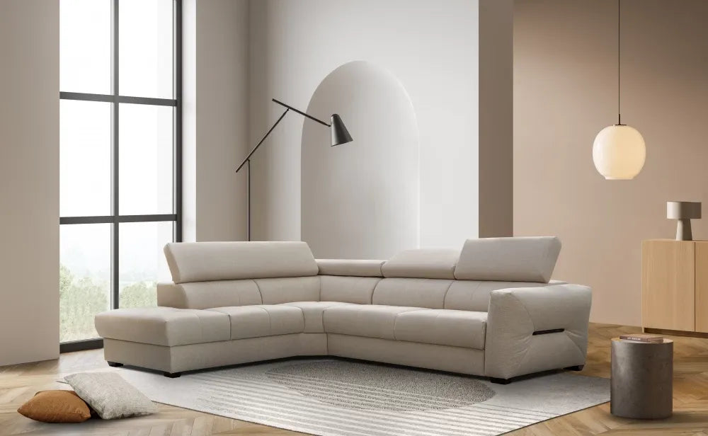 Coltar customizabil in forma de L cu recliner 298cm Espero