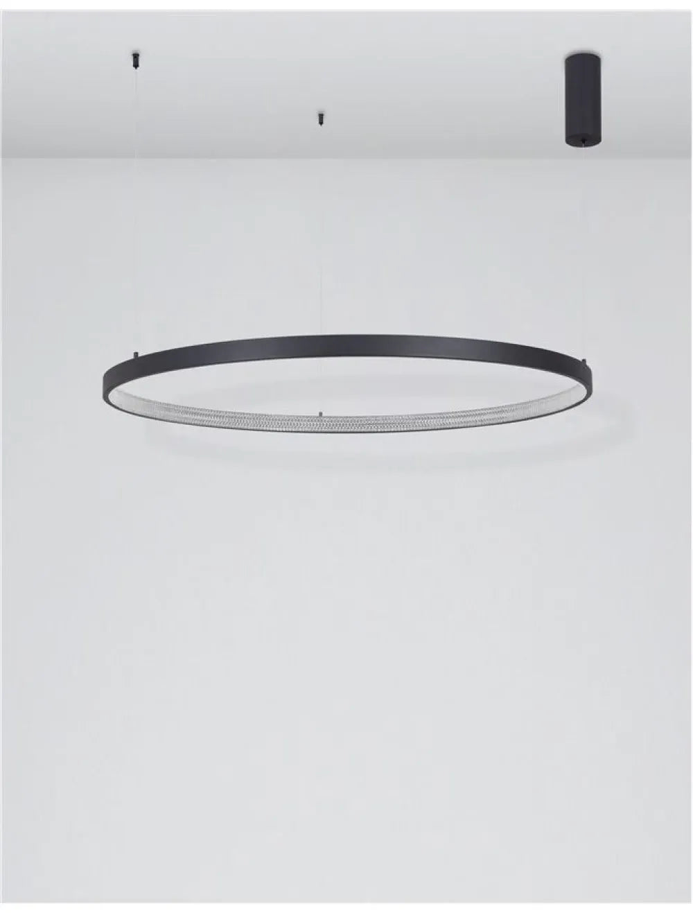 Lustra din Aluminiu Negru H120xL110cm IP20 60W 4030lm 3000k PRESTON