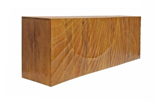 Comoda suspendata din Lemn de mango Maro L177xH58cm SCORPION