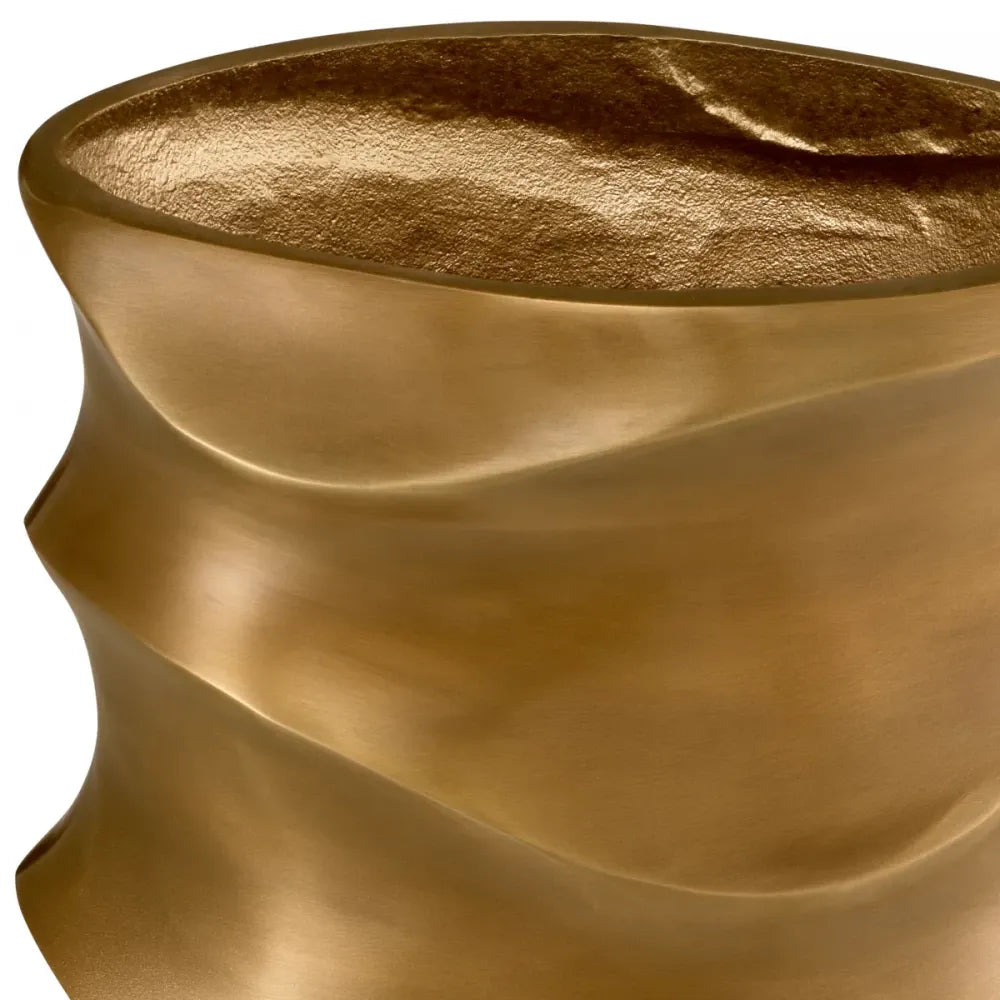 Vaza decorativa din Aluminiu Alama L18.5xH41cm Rapho Eichholtz