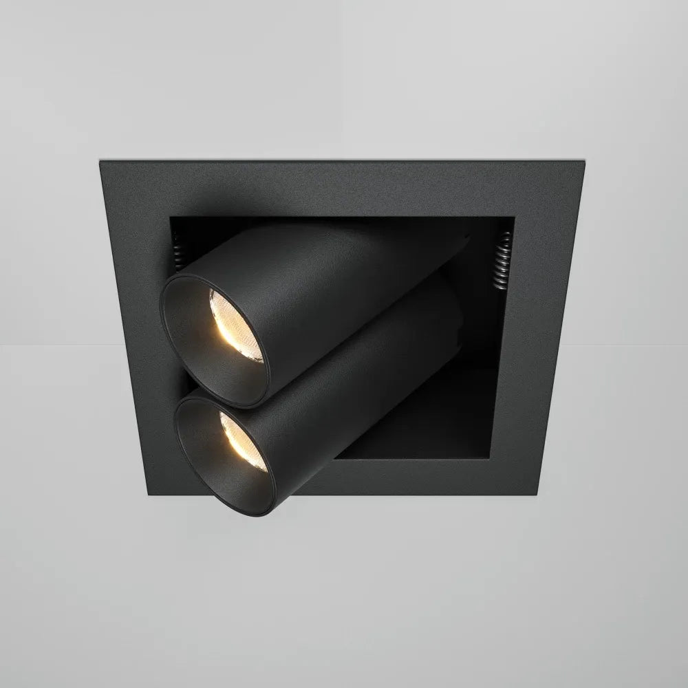 Spot incastrat din Aluminiu Negru H8.8xL11.2cm 14W Magnum