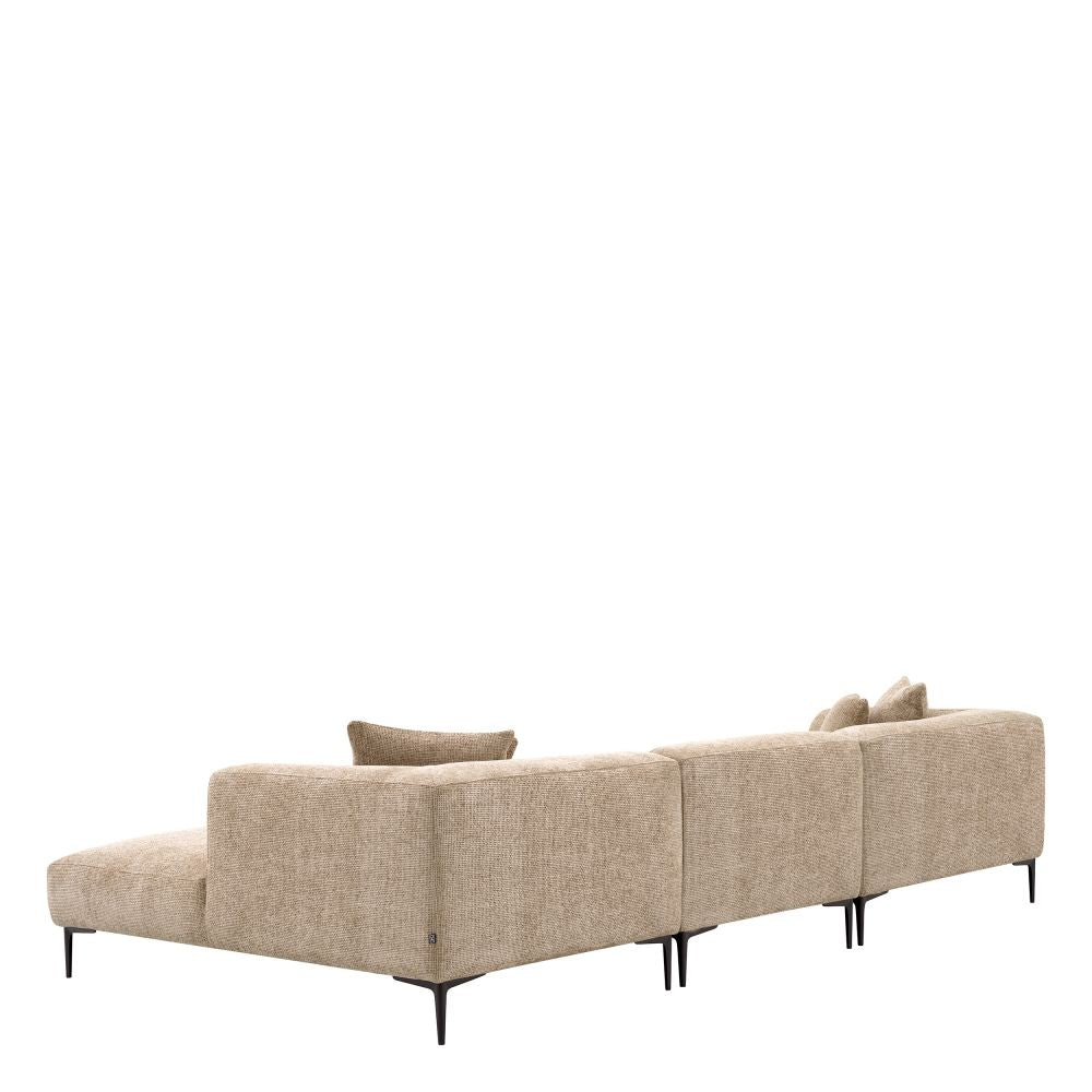 Coltar fix Firenze Eichholtz din Stofa Lyssa Bej nisip L343cm