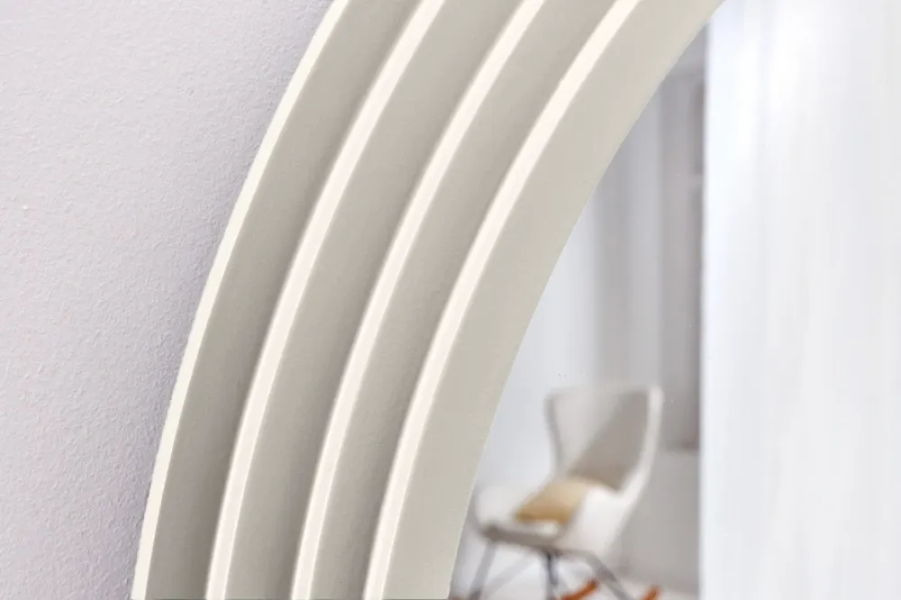 Oglinda cu rama din Poliuretan/MDF Alb H160xL80cm Art Deco