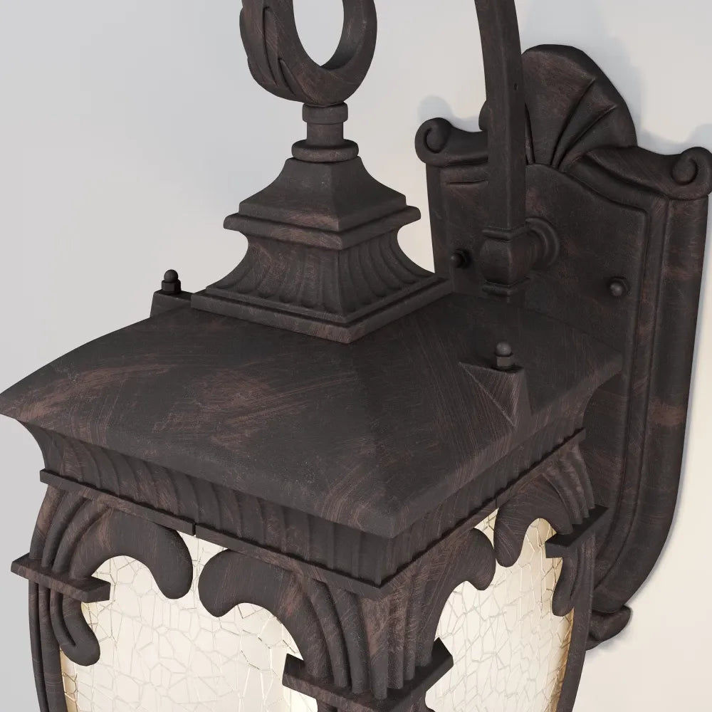 Aplica de perete Aluminiu Bronz antichizat D15xH48cm  Fleur
