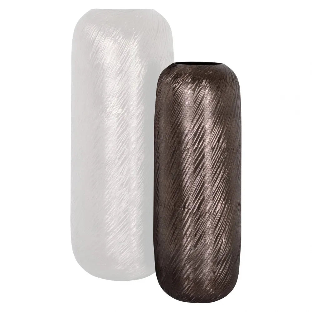 Vaza decorativa din Aluminiu Maro D21xH56cm Jilla Richmond Interiors