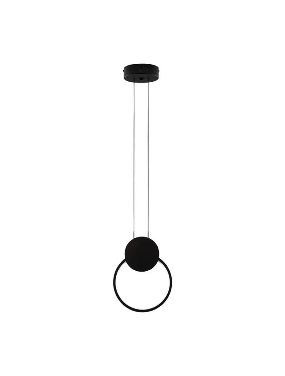 Pendul din Aluminiu Negru H150xL20cm IP20 11W 770lm 3000k WIRO