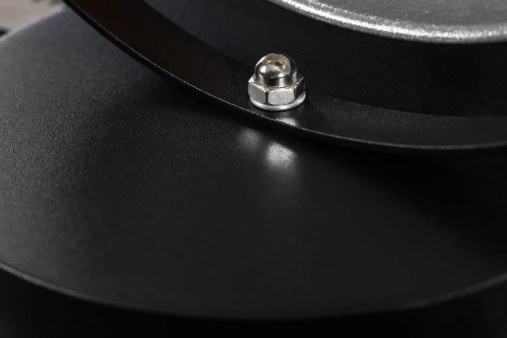 Veioza din Metal Negru/Argintiu H35xD31cm Studio