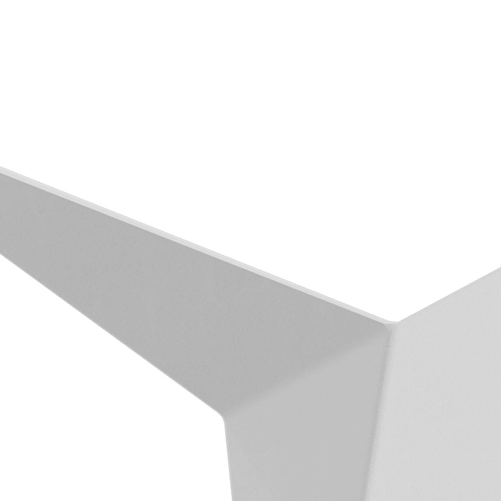Aplica de perete din Metal Alb cu LED L24x7xH21cm Trame