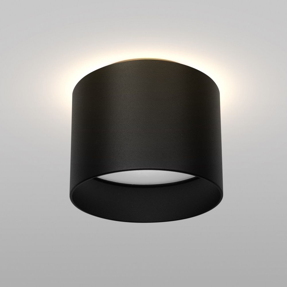 Spot aplicat din Aluminiu Negru D10xH10cm Planet