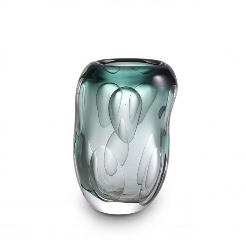 Vaza decorativa din Sticla Verde L19xH28cm Sianni