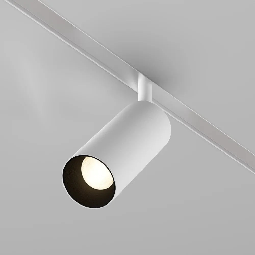 Spot dimabil smart pentru sina Exility din Aluminiu Alb H19.4xL19.3cm 12W 1080lm 2700-6000k Focus LED