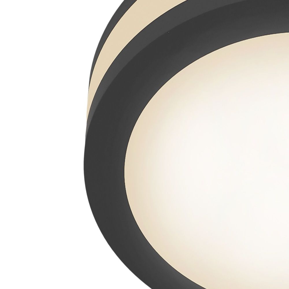 Spot incastra din Aluminiu Negru D10xH4cm Phanton