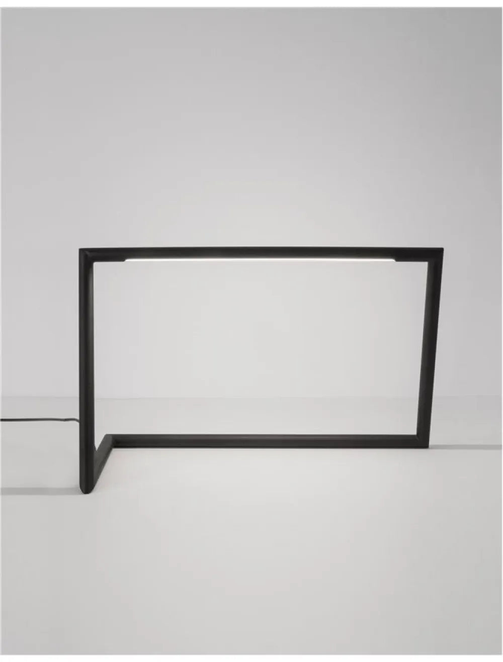 Veioza din Aluminiu Negru H25.5xL40cm IP20 7W 450lm 3000k ENSIO
