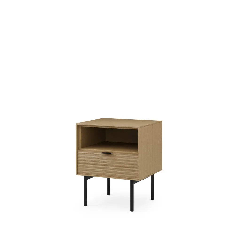 Noptiera cu sertar Tulsa de culoare natural L40xH49cm