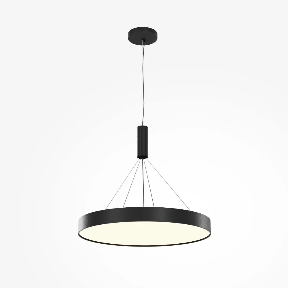Plafoniera din Aluminiu Negru H6xD60cm Zon