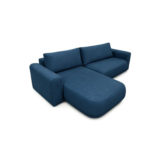 Coltar extensibil si spatiu pentru depozitare Maestro reversibil albastru L270x170cm
