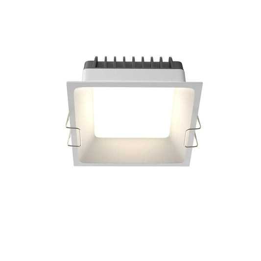 Spot incastrat din Aluminiu/plastic Alb H5.5xL11cm 12W Okno