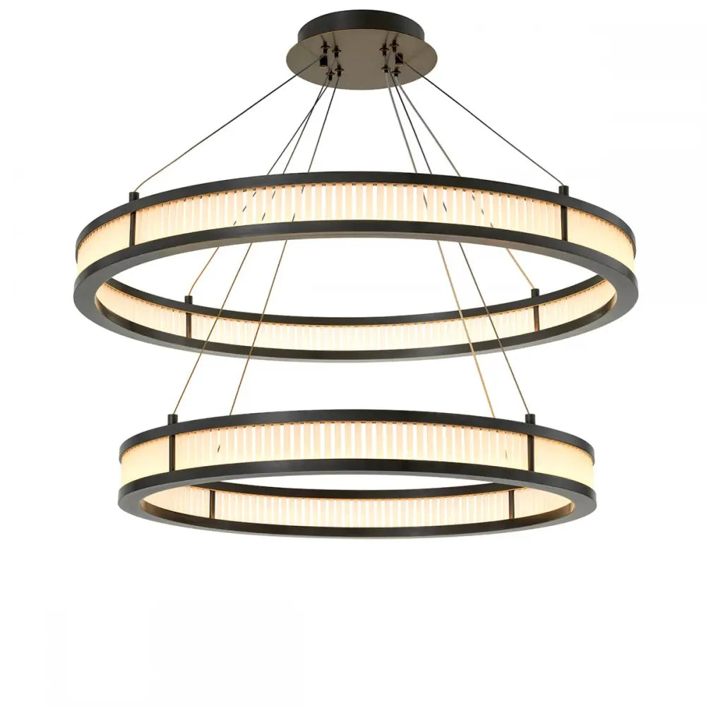 Candelabru din Metal Bronz si Sticla Transparent H250xD85/70cm Damien Double Eichholtz