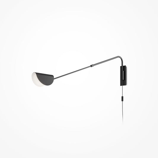 Aplica de perete Metal Negru L105xH36cm Mollis