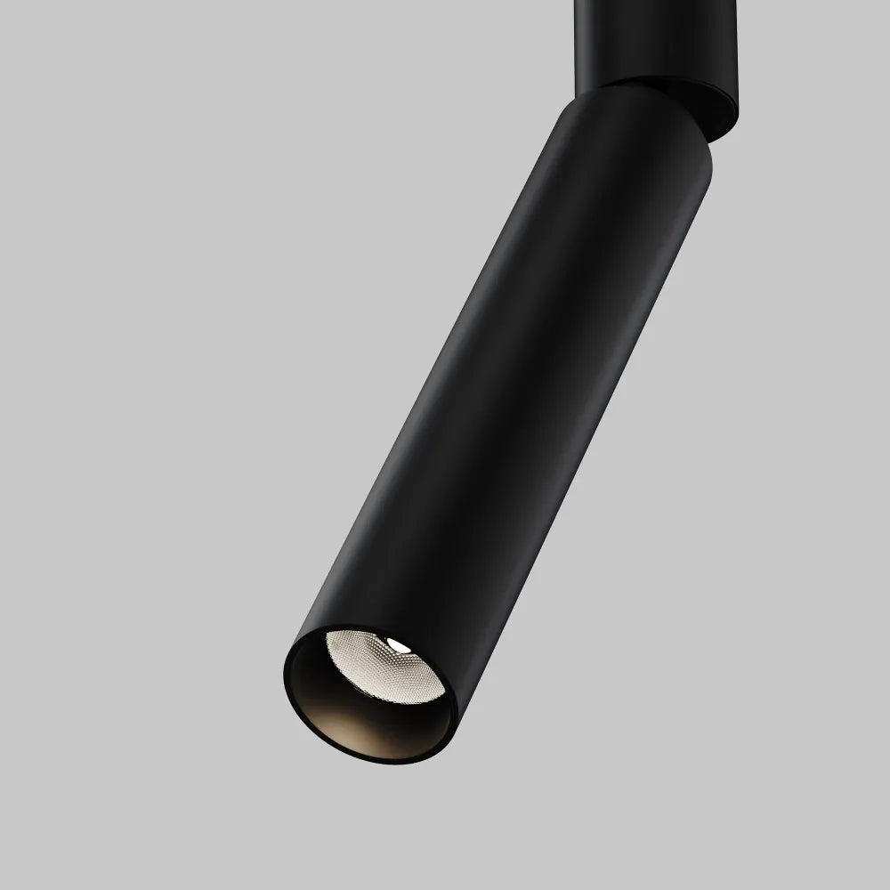 Spot pentru sina Unity din Aluminiu Negru H32.5xL8.15cm 6W 400lm 3000k Focus Dual