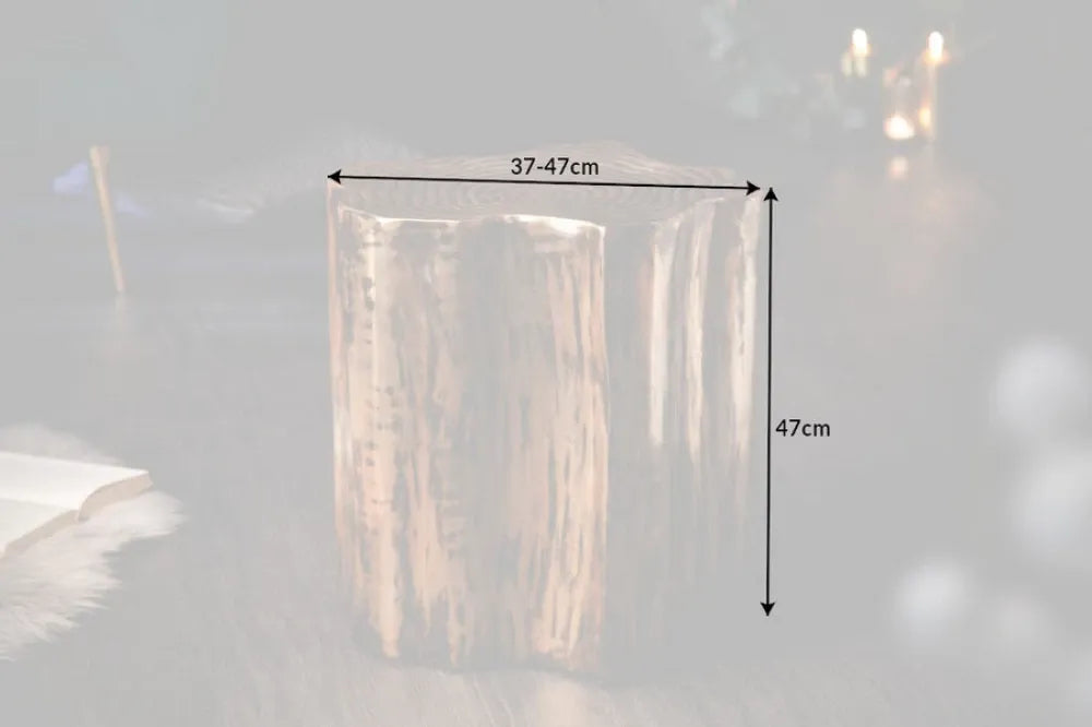 Masuta laterala din Metal Auriu L44xH47cm Organic orient