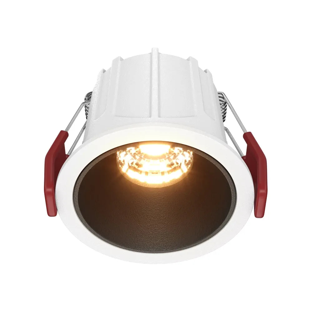Spot incastrat din Aluminiu Alb/Negru H5.2xD6.5cm 10W 500lm 2700k Alfa LED