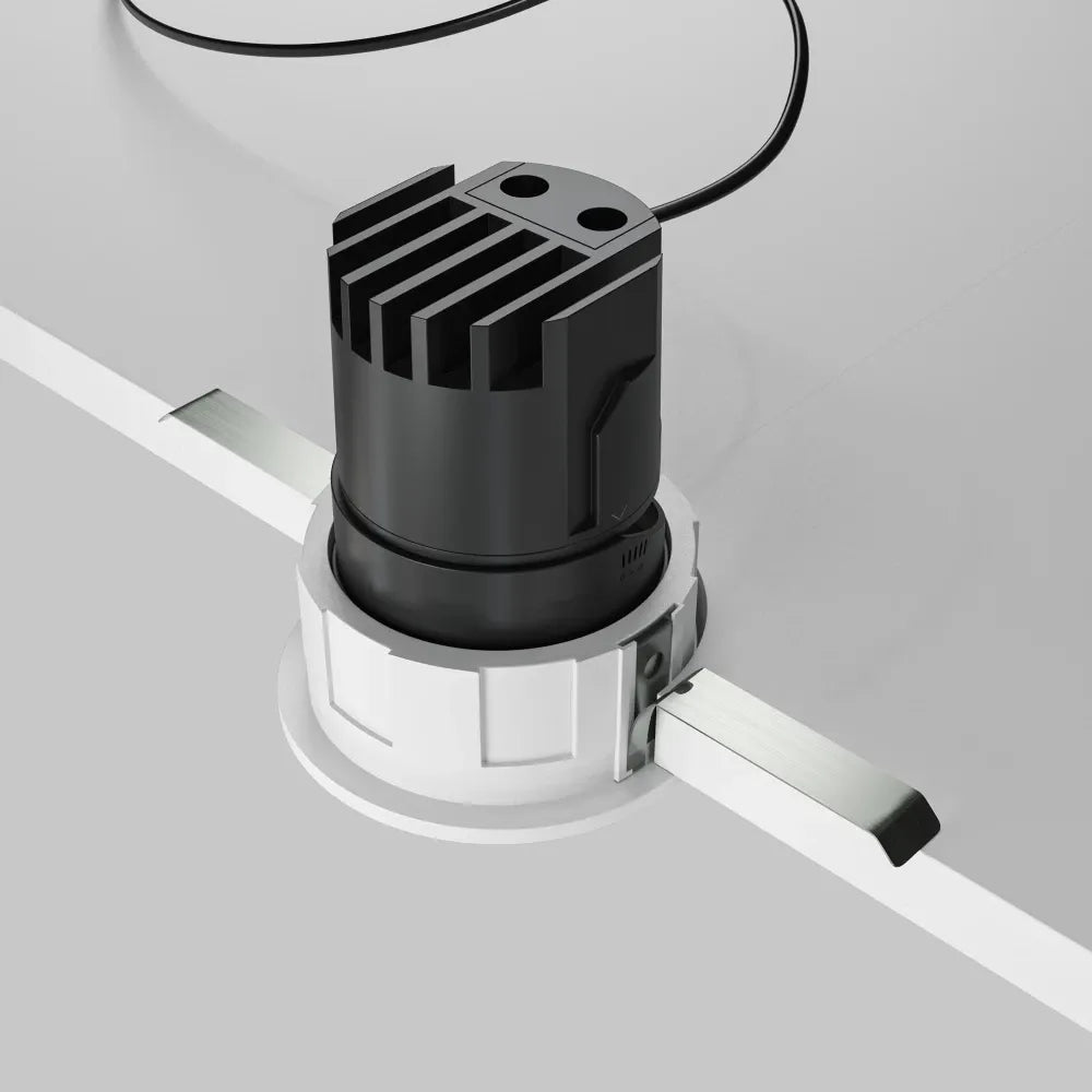 Spot incastrat din Aluminiu/plastic Alb H7xD6.2cm 7W 400lm 3000k Wise