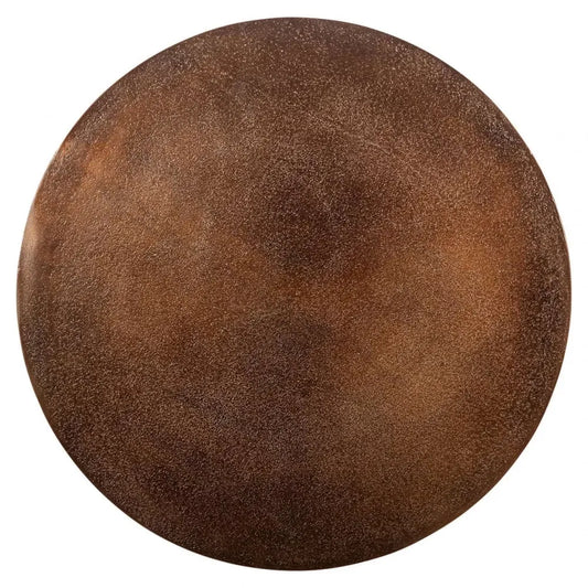 Masuta laterala Rotunda din Aluminiu Bronz D46xH55cm Misty