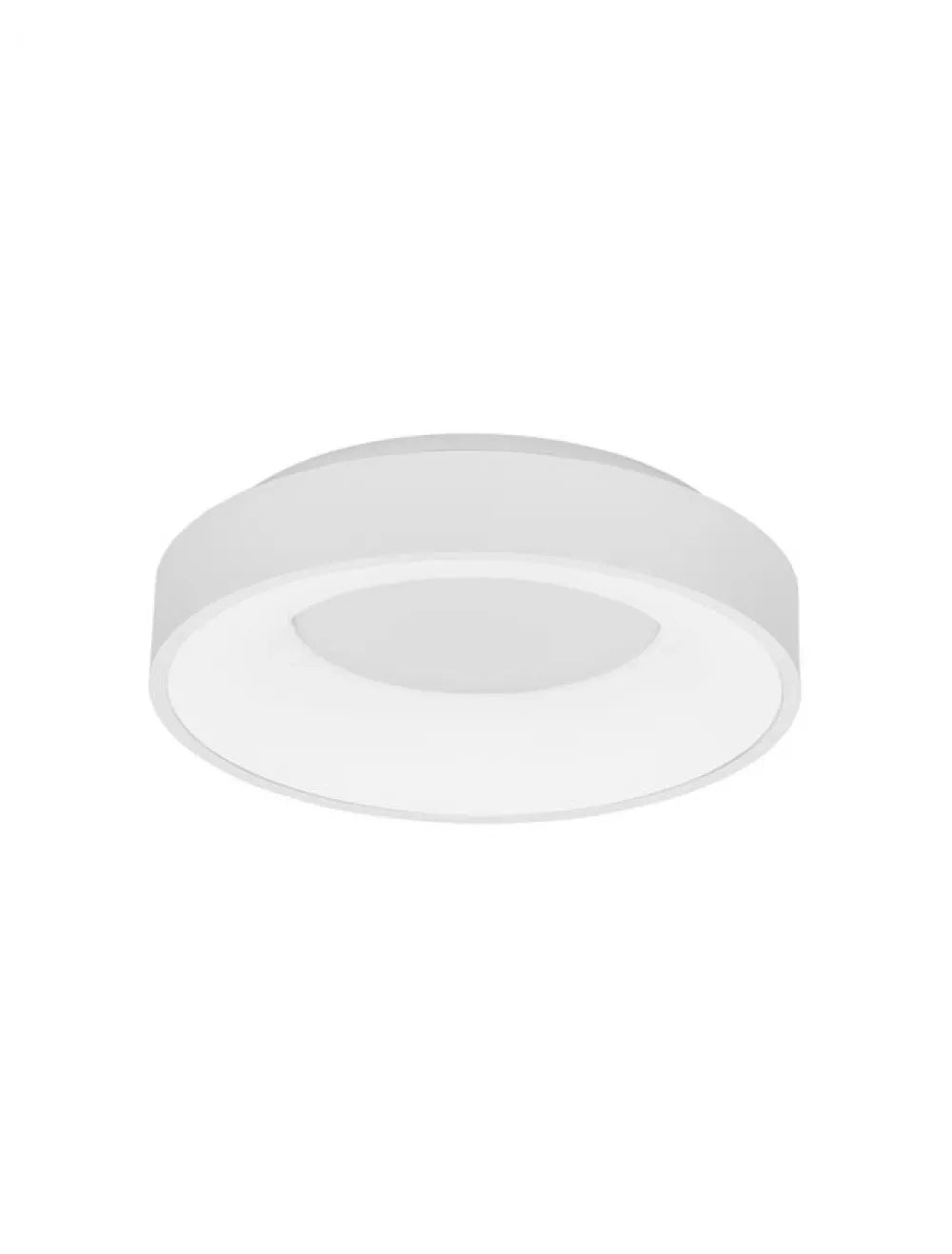 Plafoniera structura din Aluminiu Alb si abajur din Acrilic  H9xL38cm IP20 30W 1845lm 3000k RANDO THIN