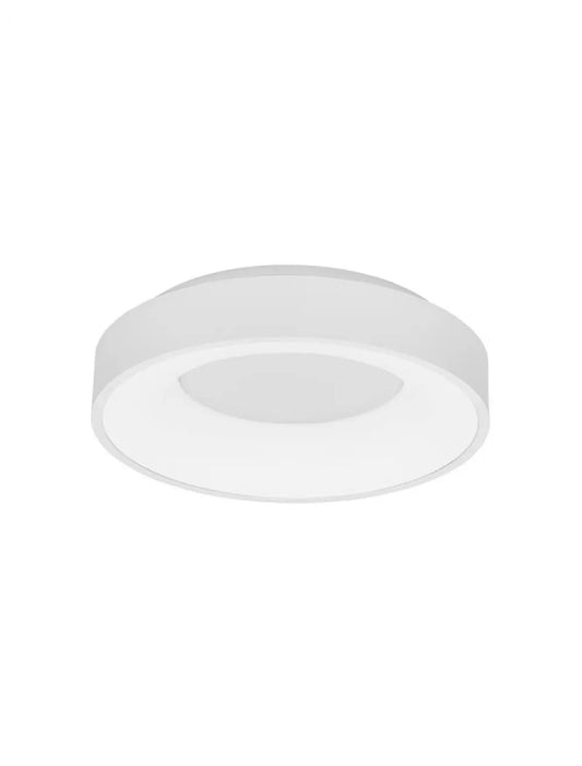 Plafoniera structura din Aluminiu Alb si abajur din Acrilic  H9xL38cm IP20 30W 1845lm 3000k RANDO THIN