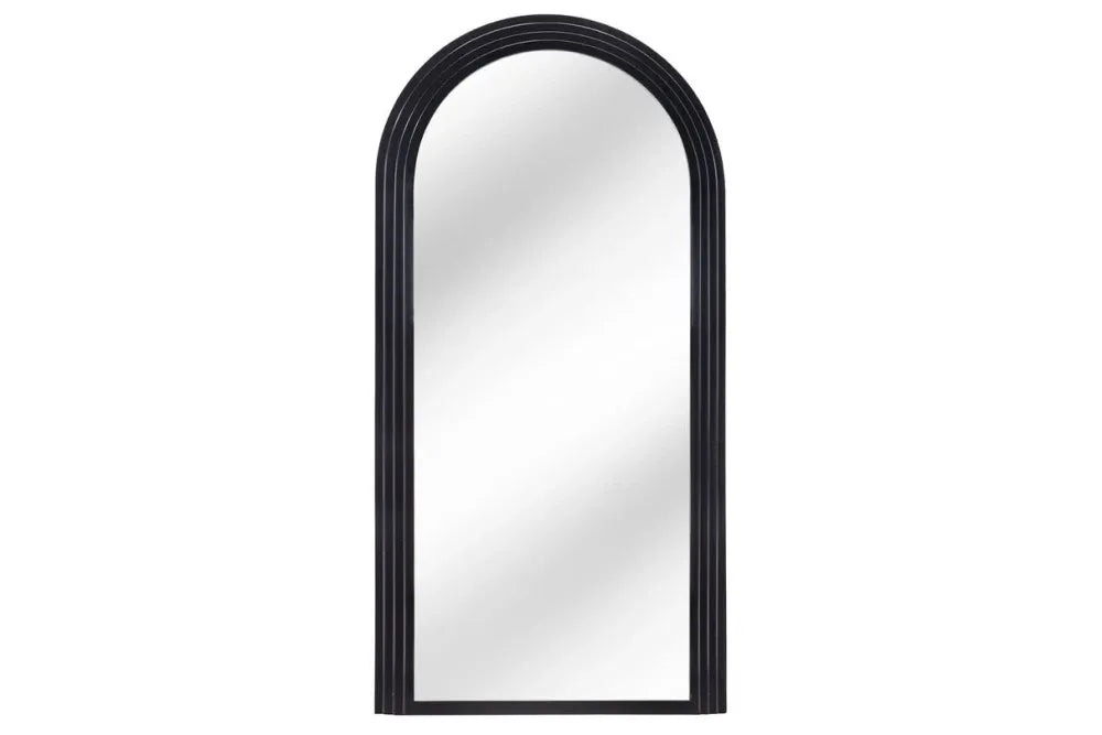 Oglinda cu rama din Poliuretan/MDF Negru H160xL80cm Art Deco
