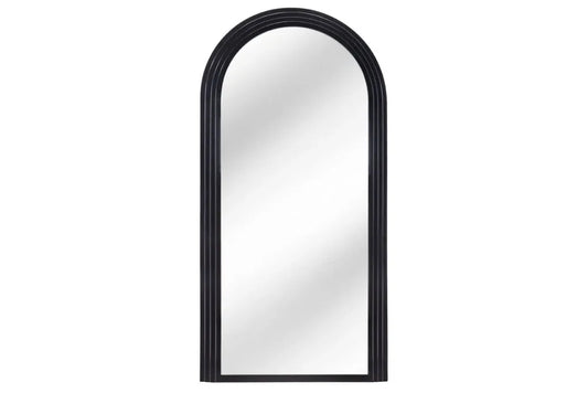 Oglinda cu rama din Poliuretan/MDF Negru H160xL80cm Art Deco