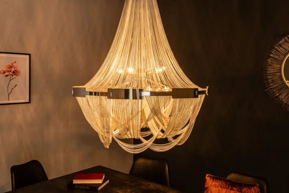 Candelabru din Metal Argintiu D50xH70cm ROYAL