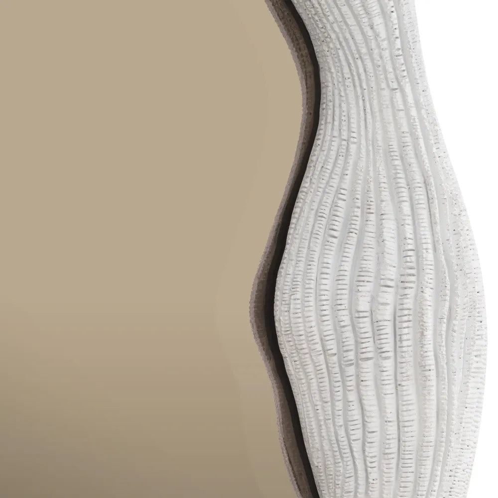 Oglinda cu rama din Fibra de rasina Alb L71xH123cm Genta L Eichholtz