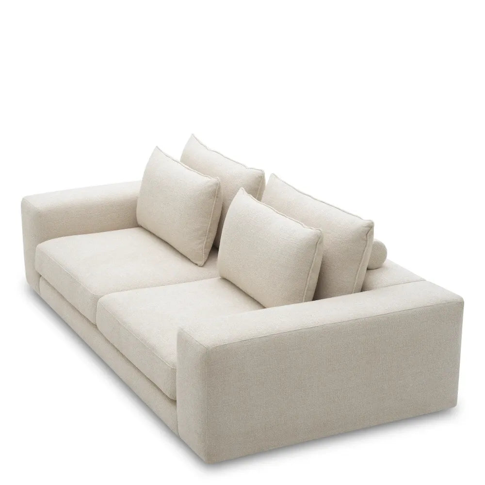 Canapea tapitat cu Stofa Bej L240xA120xH77cm Lounge Club L Eichholtz