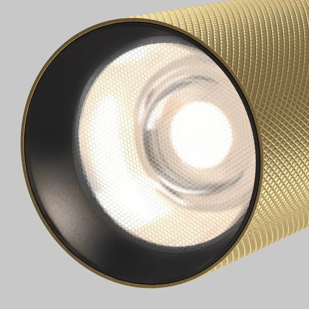 Spot pentru sina Exility din Aluminiu Negru/Auriu mat H12.5xL19.4cm 12W 1050lm 4000k Artisan