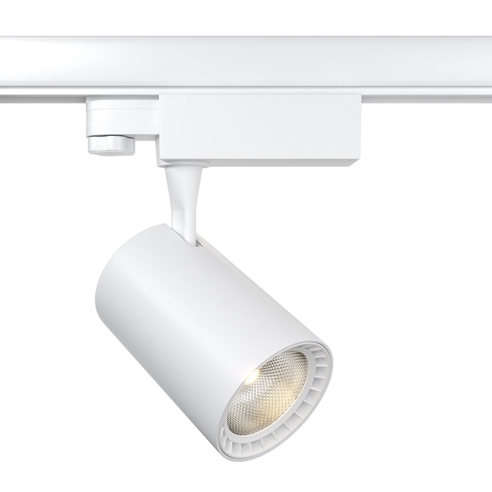 Spot pentru sina trifazata Trinity din Aluminiu Alb 26W 2690lm 3000k L14xH20cm Vuoro