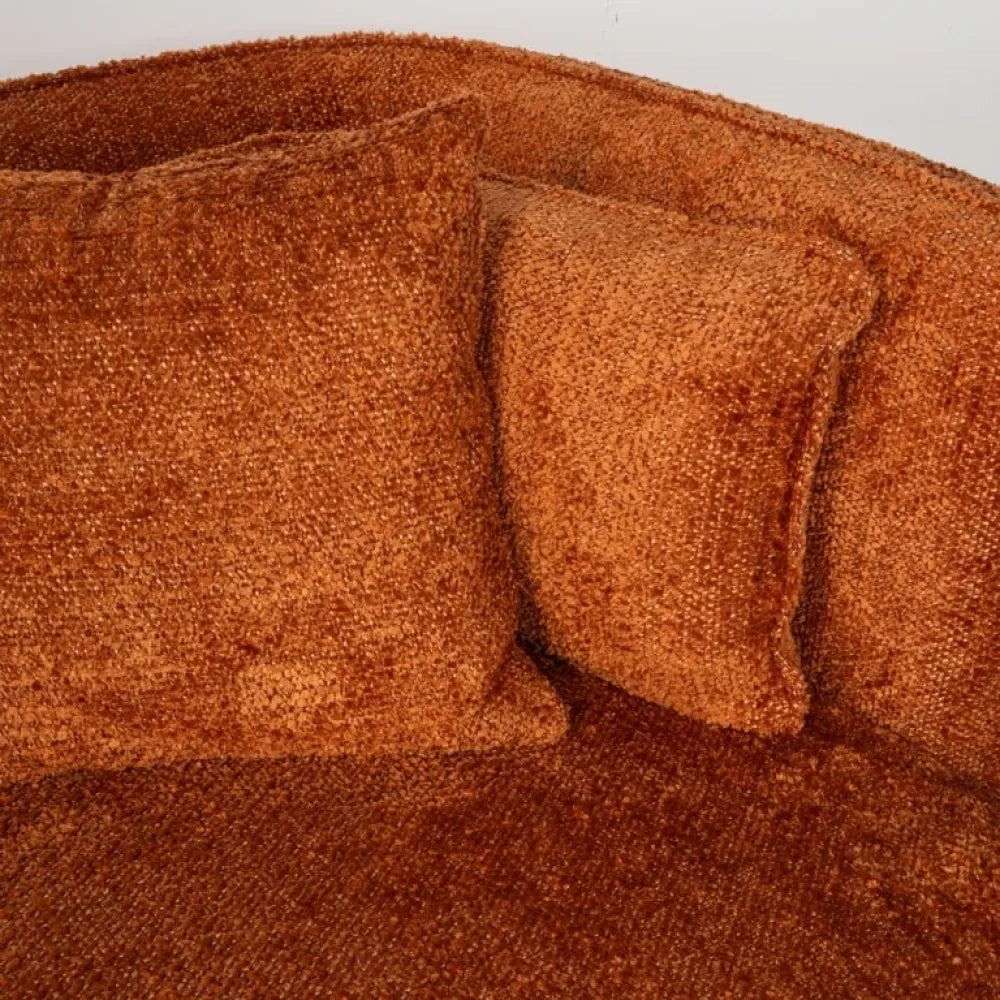 Canapea fixa tapitata cu Stofa Be lovely portocaliu L355cm Rodina Richmond Interiors