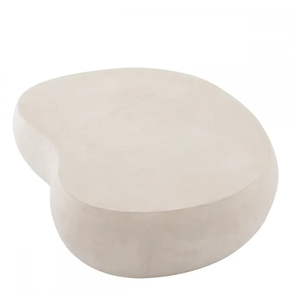 Masuta de cafea pentru exterior din Beton armat cu fibra de sticla Crem H32xL160cm Prime Eichholtz