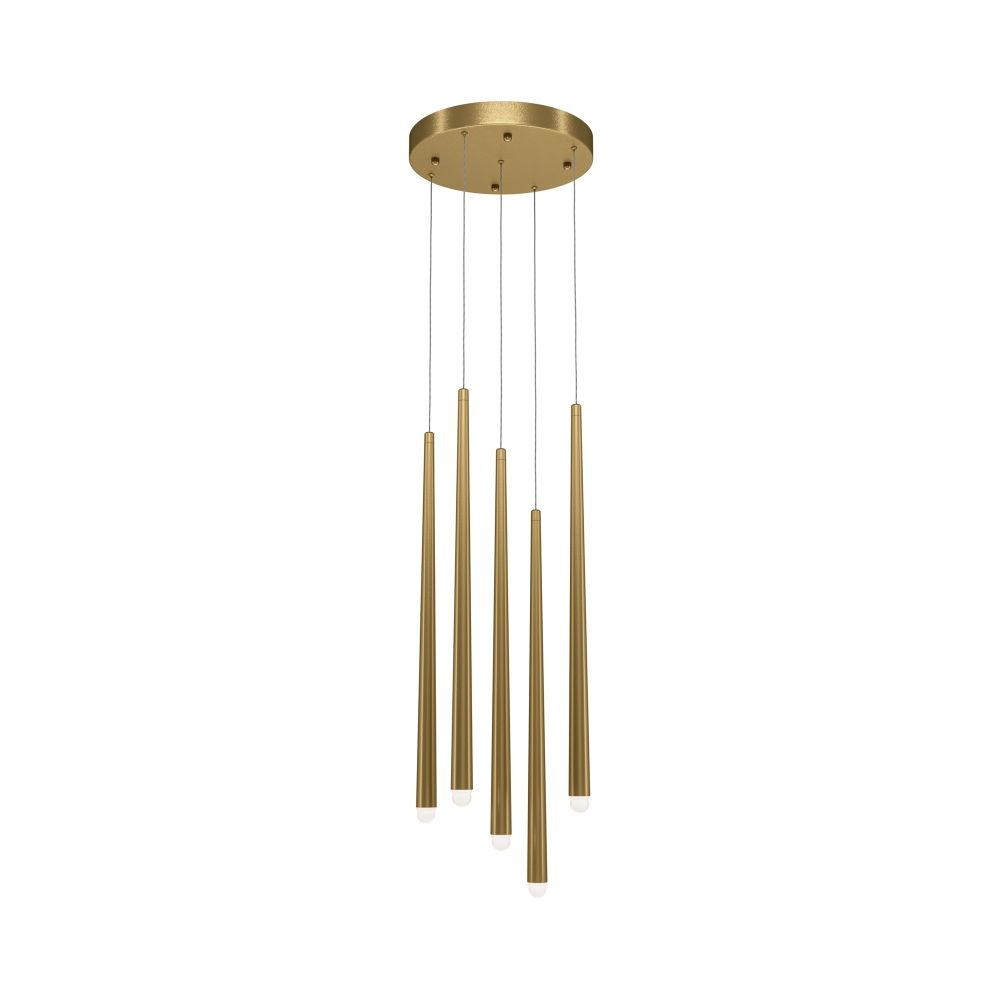 Lustra din Aluminiu Alama 30W 2550lm 4000k D32xH150cm Cascade