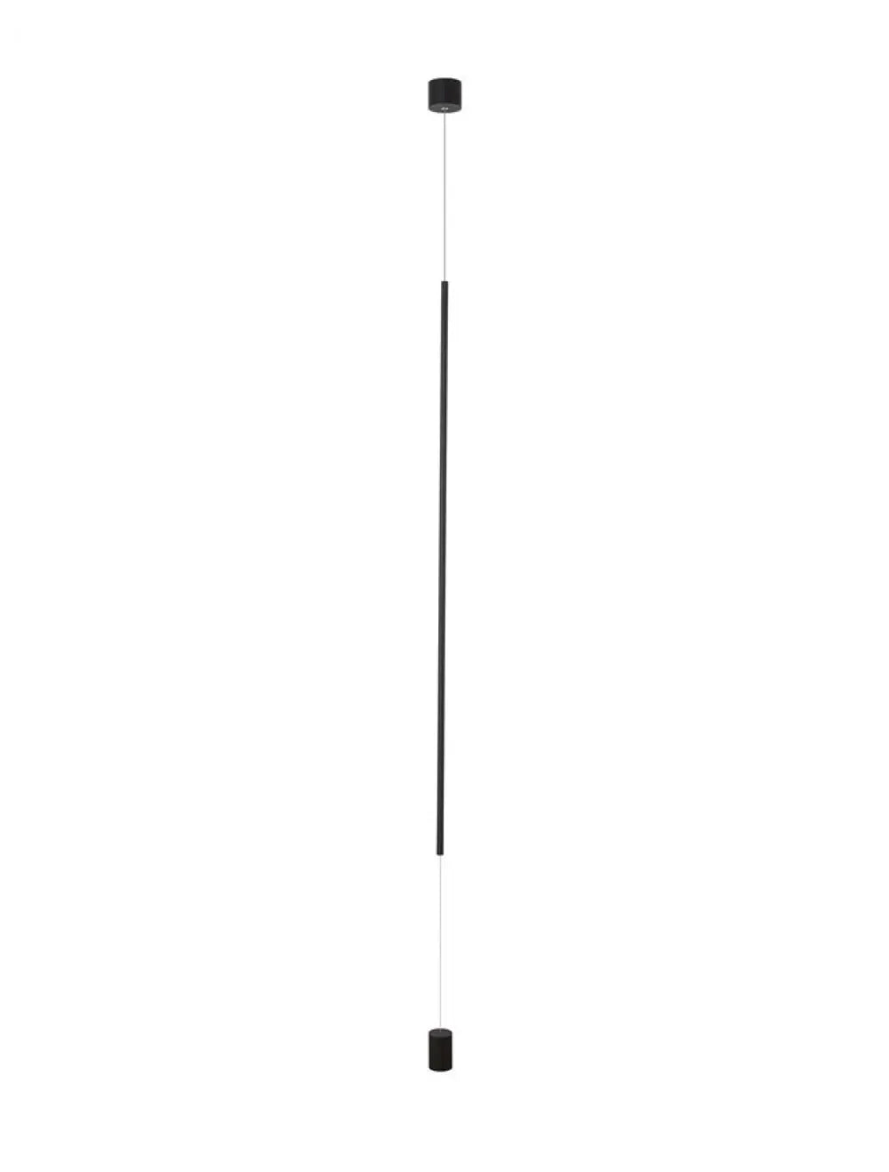 Pendul pana la podea din Aluminiu Negru H300xL7cm IP20 20W 698lm 3000k ELETTRA
