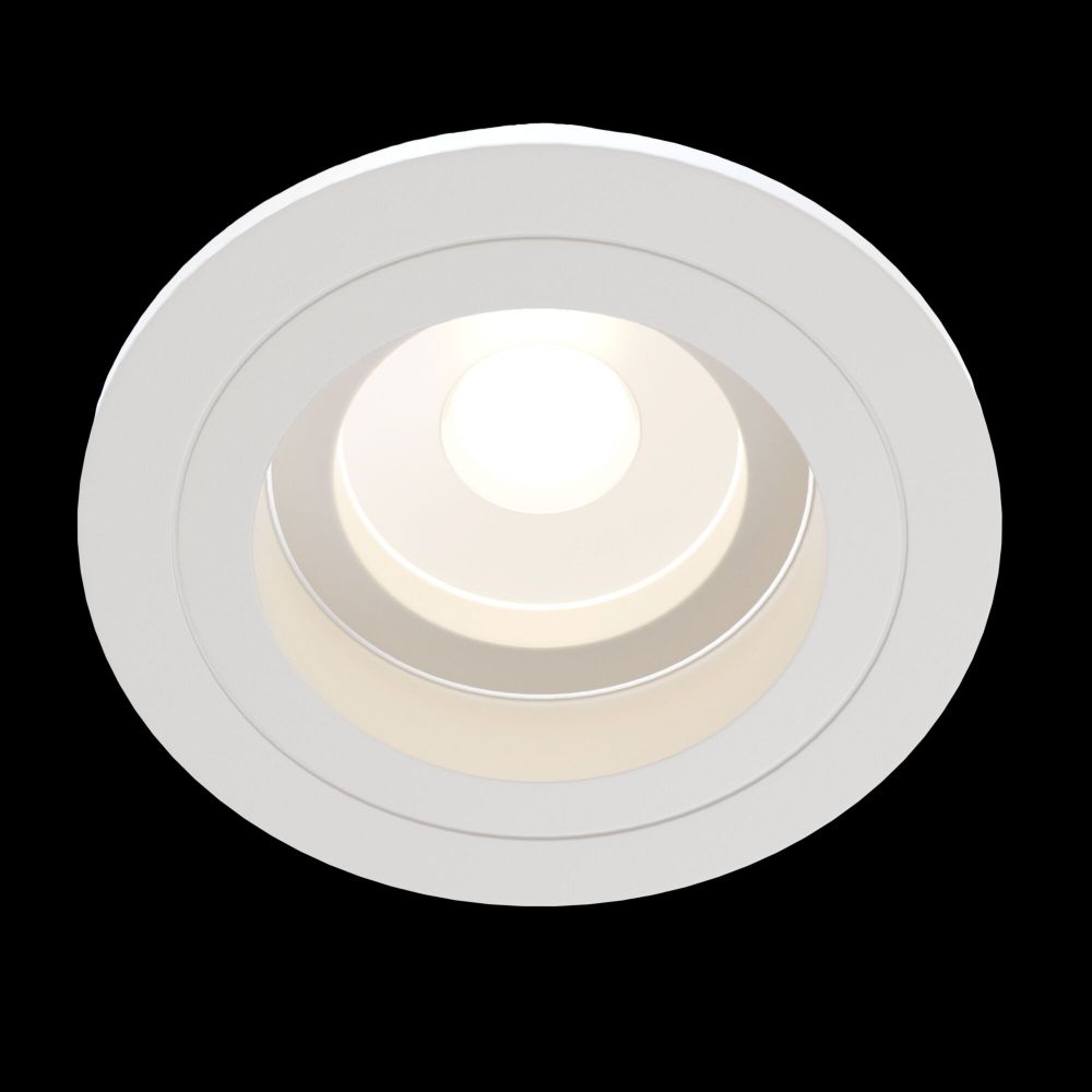 Spot incastra din Aluminiu Alb D10xH8cm Atom